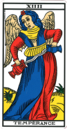 Tarot de Marseille - La Tempérance