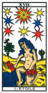 Tarot de Marseille - L'Etoile