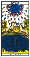 Tarot de Marseille - La Lune