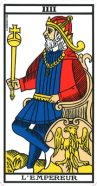 Tarot de Marseille - L'Empereur